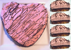 Heart Slice Cake